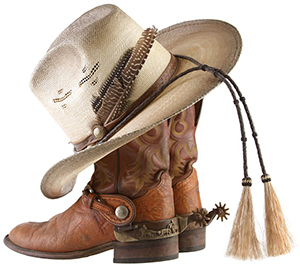Cowboy Hat and Boots